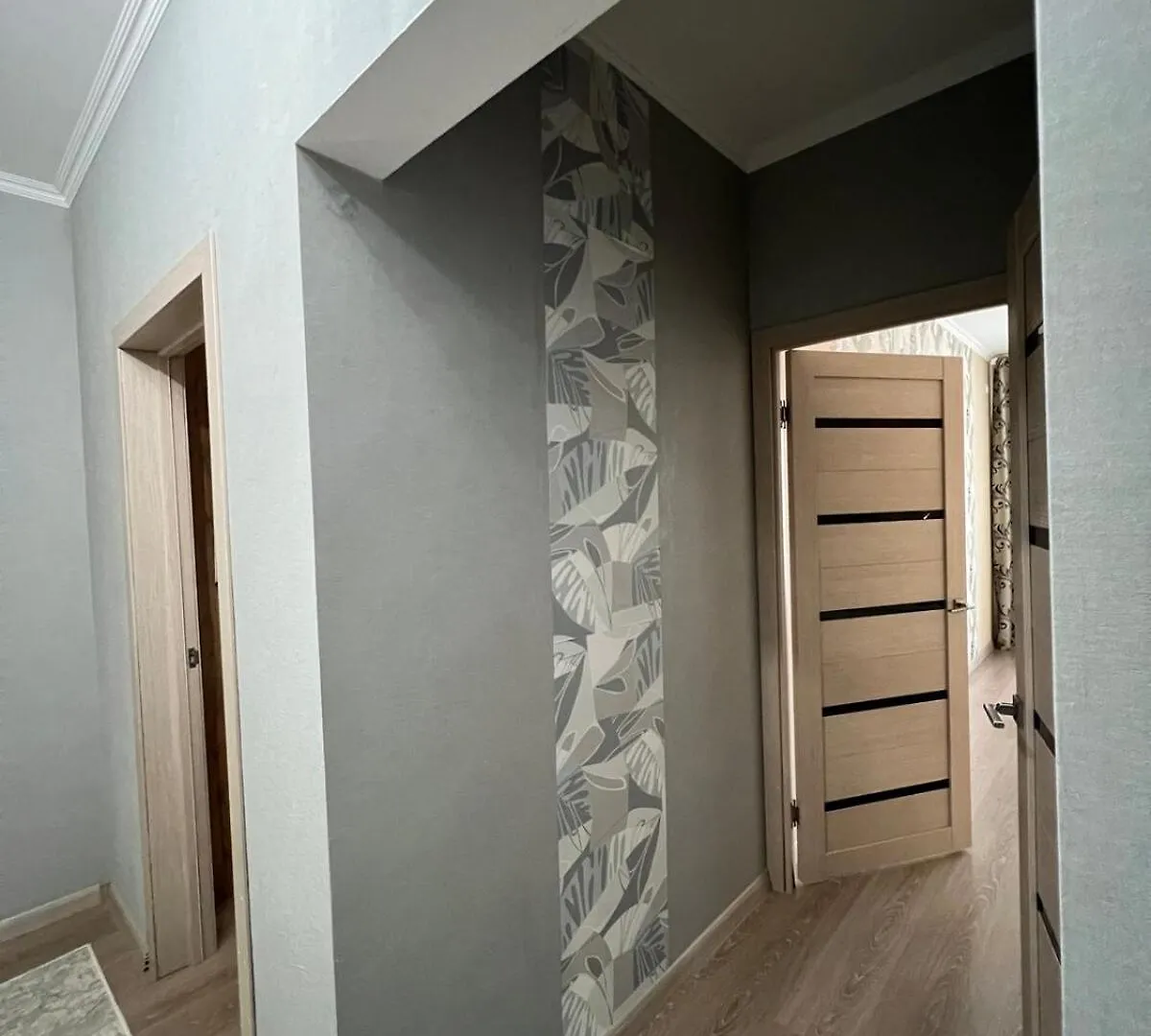 Apartmán Уютная Двухкомнатная Евро Трешка На Туране Astana Kazachstán